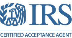 IRS Certified Acceptance Agent logo